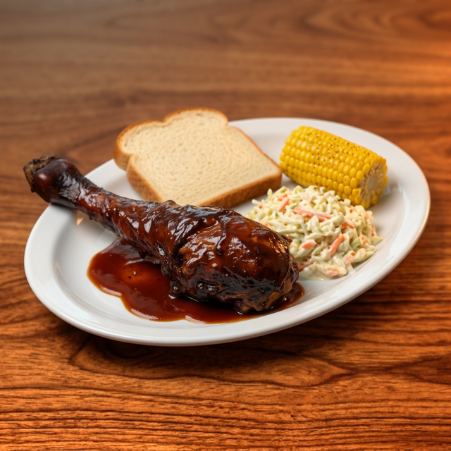 Turkey Leg Plate.